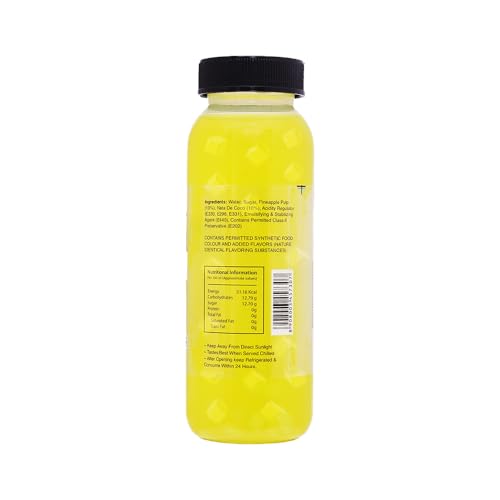 Image of Alpha8 Pineapple Juice Drink with Nata de Coco Chunks | Sip & Chew Fruit Beverage | 200ml Bottles (Pack of 6)
