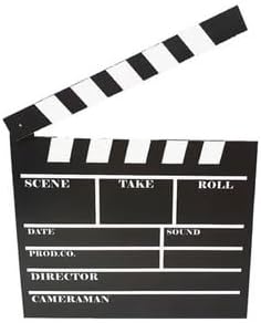 Claquete Cinema Mdf Grande Madeira 29x27cm Studios