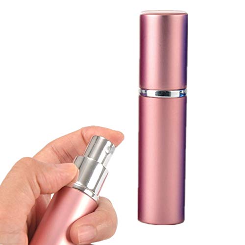 Preisvergleich Produktbild Ruankenshop Parfümzerstäuber Nachfüllbar Parfüm Zerstäuber Nachfüllbar Perfekt für unterwegs Parfümflasche Parfüm Sprühflasche Nachfüllbarer Travel Mini pink