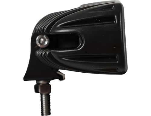 Image of Buyers Products 1492233 6.5 Inch LED Flood Light with Strobe and Rectangular Lens, 1710 Lumens, 18 inch Lead With Stud Mount, Work Lights For Trucks