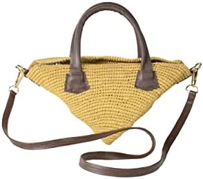 Triangle Straw Handbag