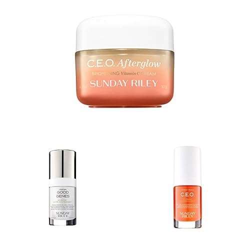 Sunday Riley C.E.O. Afterglow Brightening Vitamin C Cream Face Moisturizer