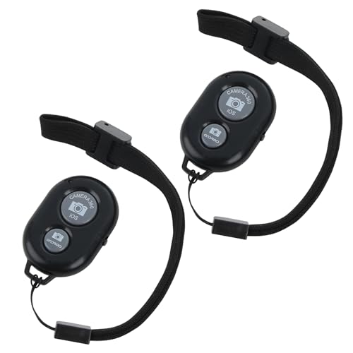 【Comodo pacchetto da 2】questo pacchetto include due telecomandi Bluetooth wireless e 2 cavi da polso, offrendoti un'opzione di backup o la possibilità di controllare più dispositivi.