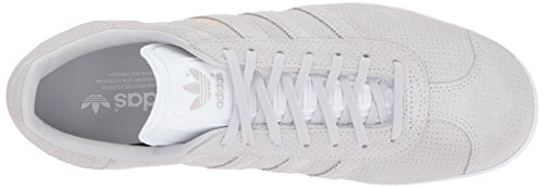 Image of adidas Originals Gazelle Sneaker,GREY ONE /GREY ONE /METALLIC GOLD,13 Medium US