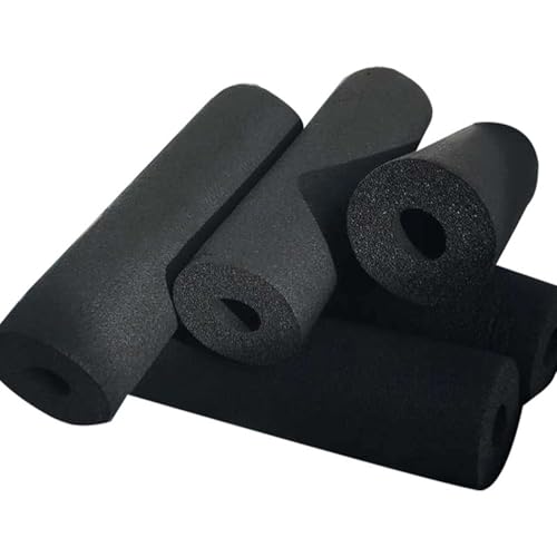 Tubo de Aislamiento 1.70 m Coquilla Aislante, Tubería de Espuma Flexible Espesor 9.0 mm para Utensilios Grifos, ID 6.0-60.0 mm(25.0 mm/0.98 in)