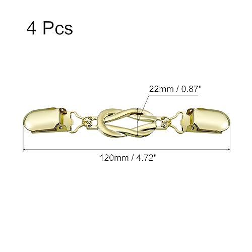 Image of uxcell Sweater Clips, Retro Cardigan Collar Clips, Shirt Clips Dresses Clip Brooch Shawl Clips for Women