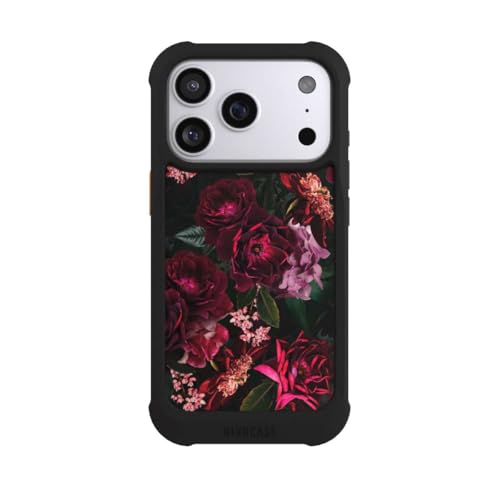 Coque iPhone 17 Pro MagSafe antichoc pour éviter les rayures motif roses
