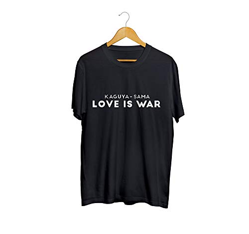 Camiseta Camisa Kaguya Sama Love is War Anime Masculino Preto Tamanho:G