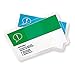 Produktbild GBC Laminierfolien Kleinformat, 54 x 86 mm, 100er Pack, Ideal für Ausweise und Visitenkarten, Glänzend, Transparent, Folienstärke 125 mic, 37403