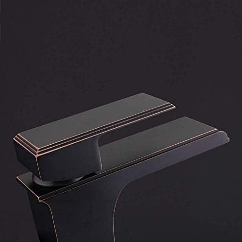 Mitigeur cascade noire pour évier et lavabo de cuisine