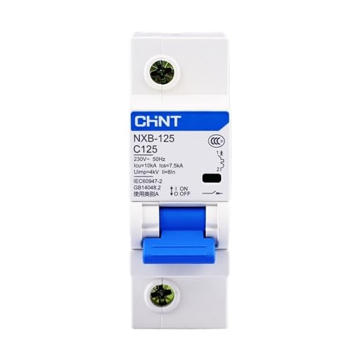 Disjoncteur miniature NXB-125 monophasé haute capacité 63A à 125A DZ47