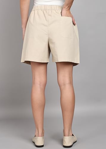 Image of Alan Jones Clothing Women's Cotton Easy Shorts | 100% Cotton Casual Shorts