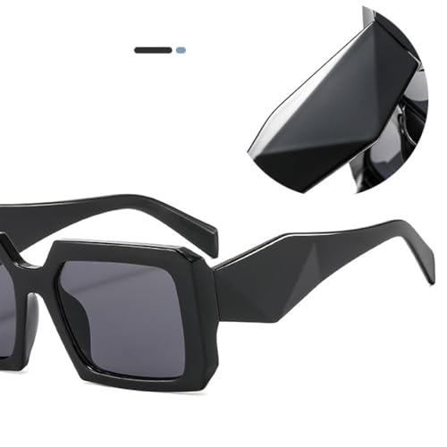 Lunettes de soleil carrées tendance 2025 monture rétro UV400