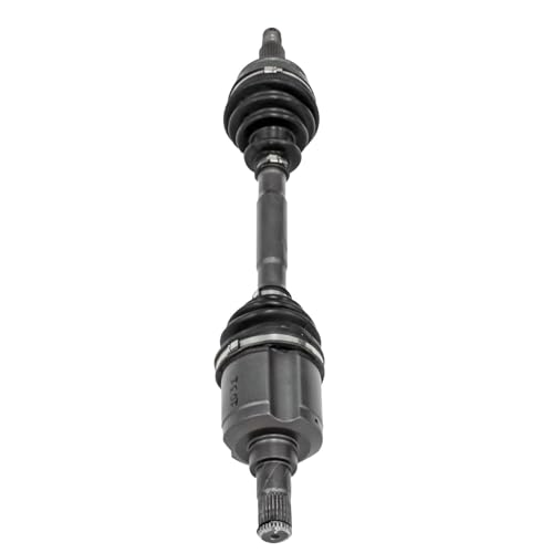 Image of Detroit Axle - Front Left Steering Knuckle and Wheel Hub Bearing CV Axle Shaft Assembly Replacement for 2007-2011 Dodge Caliber - 2pc Set