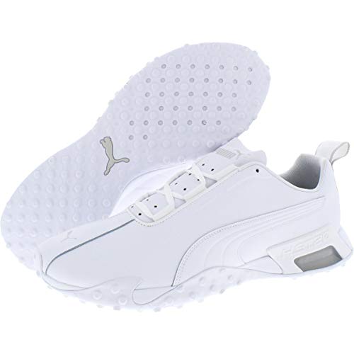 PUMA Mens H.St.20 Leather Lace Up Sneakers Shoes Casual - White - Size 12 M3