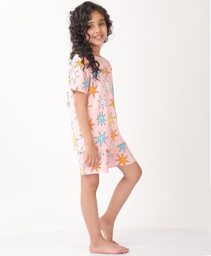 Image of ANTHRILO Summer Pink Star Sleepwear Short Set - Pink