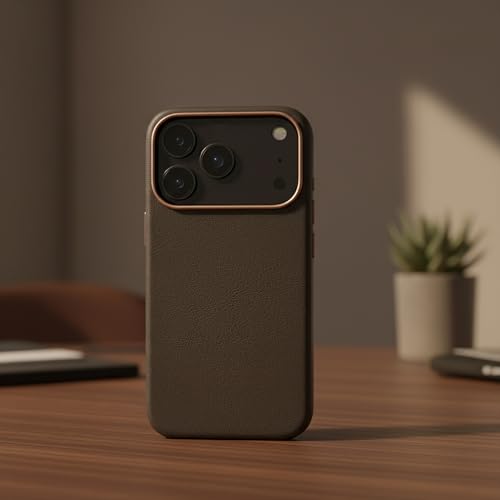 Coque iPhone 17 Pro Pack & Smooch protection cuir marron foncé - 2