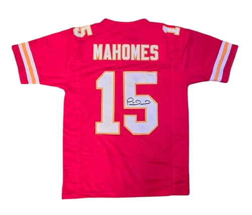 Patrick Mahomes Facsimile Autographed Chiefs Custom Reprint Jersey Size XL