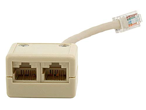 Adaptador Monoprice en T RJ45 Cat5e, 1M/2F miniatura 1
