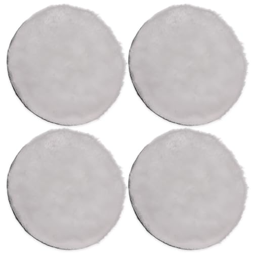 HWXINIE ポリッシャー バフ 125mm 4個セット,マジックテープ式 洗車用品 研磨パッド