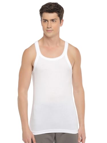 Image of Macroman M-Series Rocker Sports Vest for Men in 100% Combed Cotton with Square Neckline & Contoured Armholes