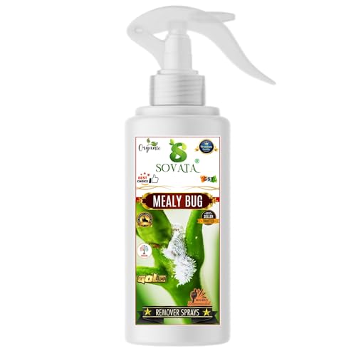 Sovata® Mealy Bug Remover Spray, organic Fertilizer for completely removing white bugs from all types of plants. (500 ml)