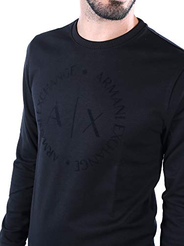 A|X ARMANI EXCHANGE Men's Long Sleeve Sweatshirt with Big Logo4