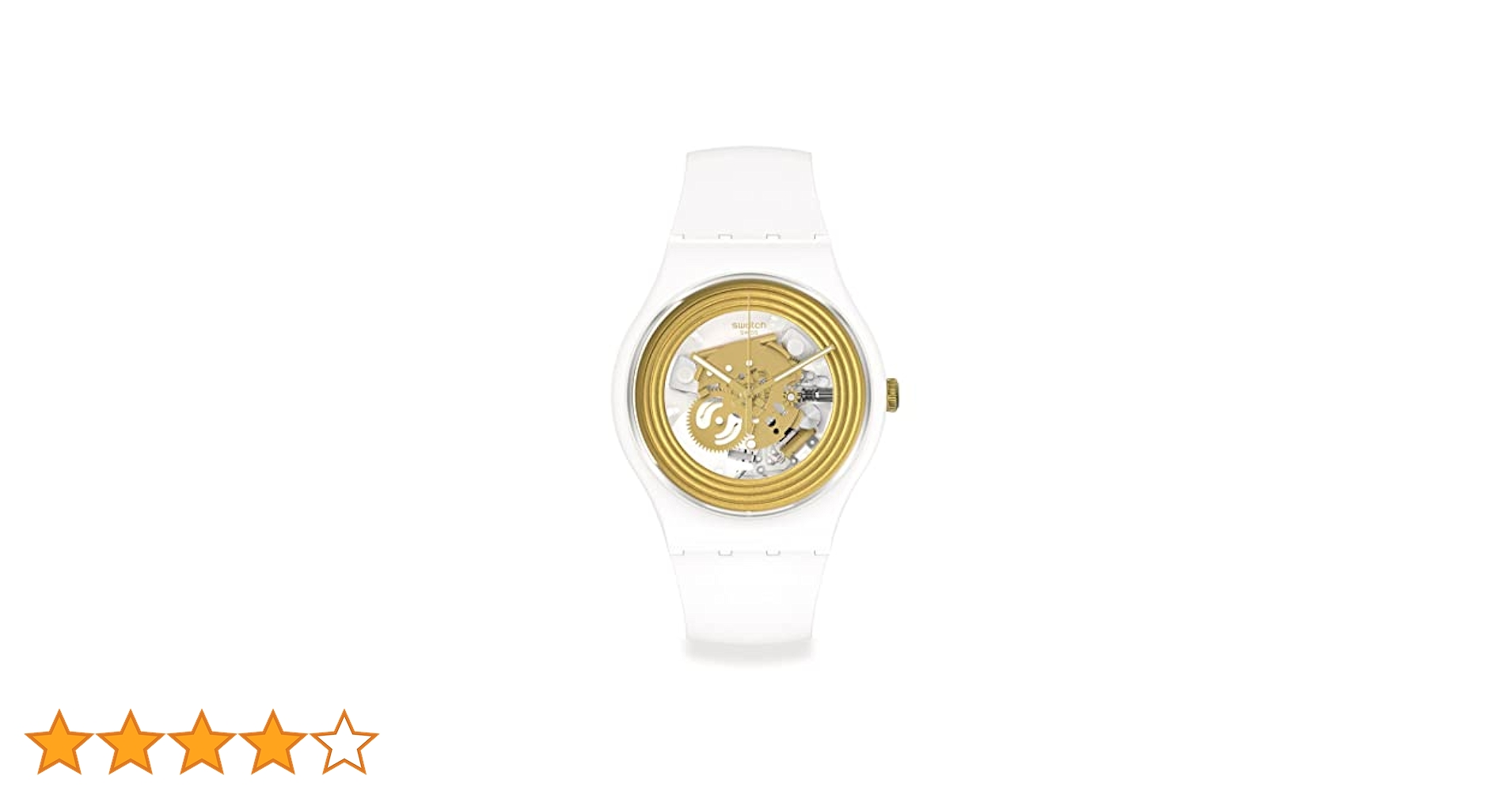【未使用】レア★ Swatch スウォッチ　ゴールド×ベージュ Yahoo!オークション -「スウォッチ レア」(ブランド腕時計) の
