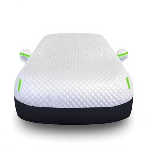 copertura anti-neve e telo antigrandine per auto ha un effetto di temperatura costante,e anti-grandine. Impedisce alla temperatura interna dell'auto di aumentare in estate e impedisce l'invecchiamento degli accessori. Evita il freddo e il gelo in inverno e l'auto è facile da avviare e il tempo di riscaldamento sarà ridotto