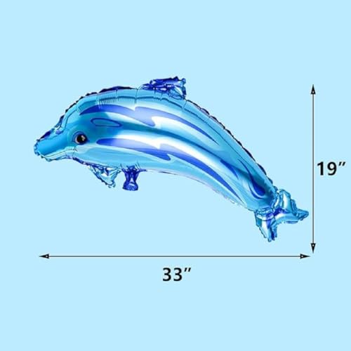 Image of AR GIFTZADDA Dolphin Birthday Decorations , Baby Shark / Fish / Dolphin Party Supplies for Boys Girls Kids 1st 2nd 3rd 4th 5th Party Decorations (Baby Shark 3rd Kit)