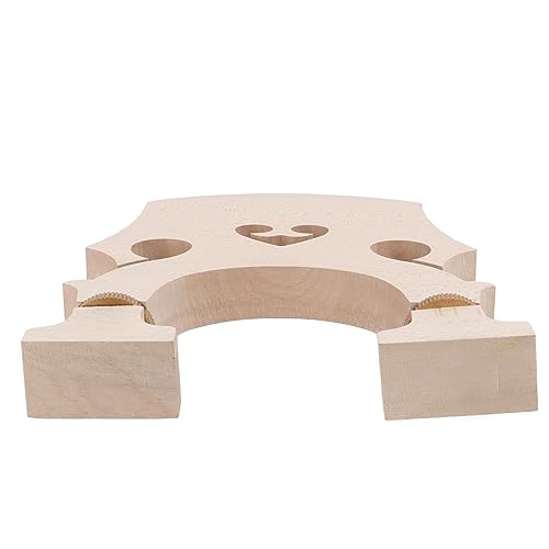 Kontrabassbrücke, Verstellbare Messingschraube, Ahornholz, Verbessert die Leistung (3/4)