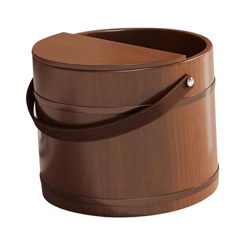 Bañera de madera para pies para remojo y cuidado general en casa