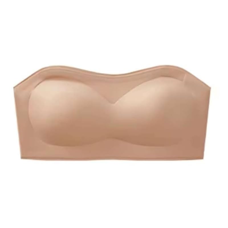 kidsnx Strapless Seamless Bra for Women Invisible Tube Bra for Off Shoulder Backless Dresses Deep Neck Tops Smooth Fit-picture-29