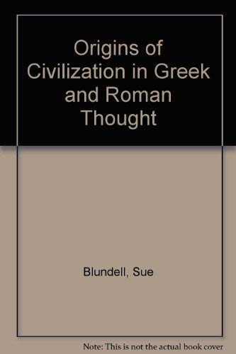 Buy Origins of Civilization in Greek and Roman Thought — BookShops.in