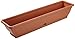 Produktbild Terra Blumenkasten+Untersetzer aus Kunststoff, terrakotta, 80 cm