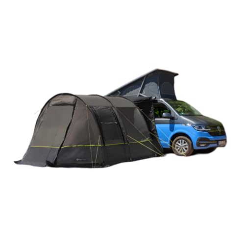 BERGER Busvorzelt Touring | Buszelt freistehend mit Sonnendach und Moskitogaze | Kompakt und...