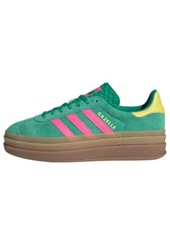 Adidas Chaussures Gazelle Bold W Code JH9668 Vert, Vert, Rose, Jaune, 38 2/3 EU