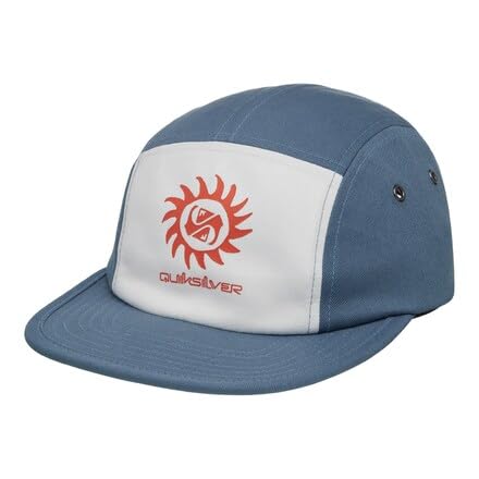 Casquette de baseball rétro Quiksilver bleu sarcelle ajustable taille unique
