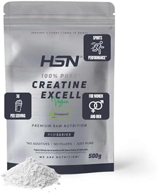 HSN Creatina 100% CREAPURE en Polvo Sin Sabor 500g | 10...