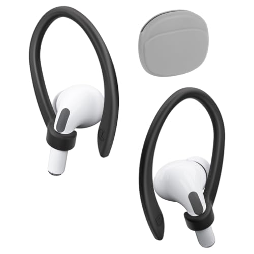 COYUN 1 par de ganchos para la oreja antipérdida para auriculares Bluetooth, adecuados para air-pods, auriculares Apple, accesorios deportivos antipérdida, ganchos para la oreja de silicona
