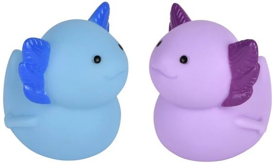 HAPPY DEALS Axolotl Rubber Ducks | 12 Pack | 2 Inch Axolotl Theme Duckies
