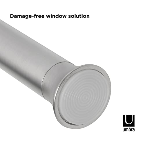 Umbra 244923-410-Rem Chroma Tension Rod – Adjustable Tension Curtain Rod For Curtains And Sheer Curtains, 36 To 54 Inches, Nickel #TOP4