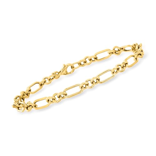 Ross-Simons Italian 14kt Yellow Gold Cable-Link Bracelet