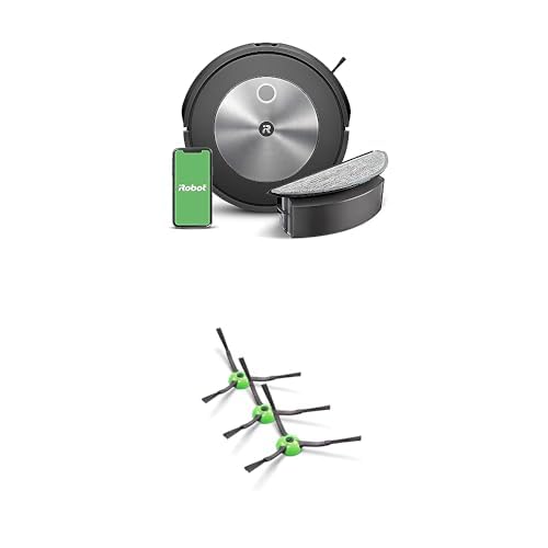 Bundle of iRobot Roomba Combo j5 Robot - 2-in-1 Vacuum with Optional Mopping w/Authentic Edge-Sweeping Brush (3-Pack)