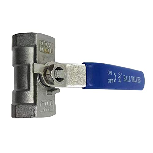 Válvula de bola en acero inoxidable SS304 con rosca hembra de 1/4 pulgada 4