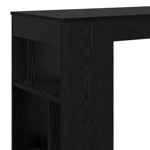 Mesa rectangular de cocina para espacios estrechos que necesitan almacenaje 8