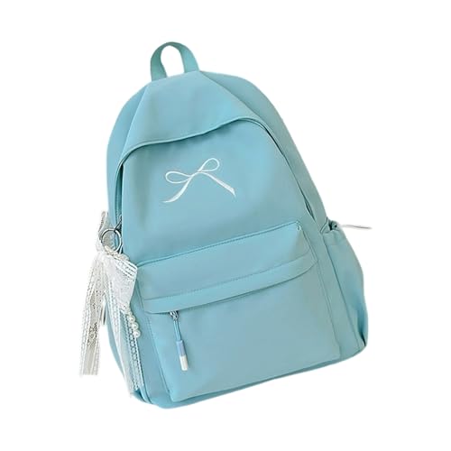 Mochila escolar para estudiantes ideal para el campus y escapadas de fin de semana con lazos