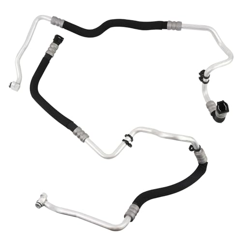 Engine Oil Cooler Line Compatible with 2007-2017 BMW 550i 550i GT 650i 750i F07 F10 F11 F06 F12 F13 F01 F02 F03 17227589510 17227589509