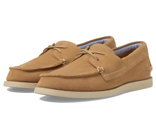 Sperry Men's Authentic Original Sirocco Boat Shoe, Tan Suede, 7.5 W