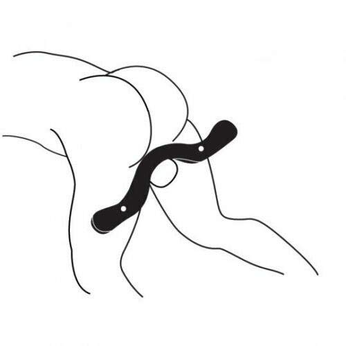 Black Adjustable Wood Luxurious Humbler Curved product thumbnail 4